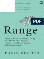 Range Mengapa Menguasai Beragam Bidang Bisa Membuat Kita Unggul Di Dunia Yang Mengedepankan Kekhususan Bidang (David Epstein)