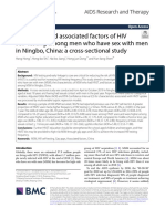 Prevalence and Associated Factors of HIV Self-Testing Among Men Who Have Sex With Men in Ningbo, China: A Cross-Sectional Study