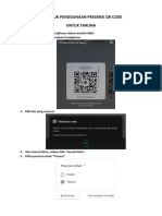 Petunjuk Penggunaan Presensi QR Code (Taruna)