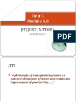Unit 5: Jit (Just-In-Time)