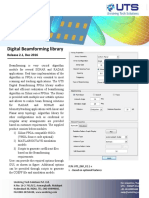 Digital Beamforming Library Product Brief