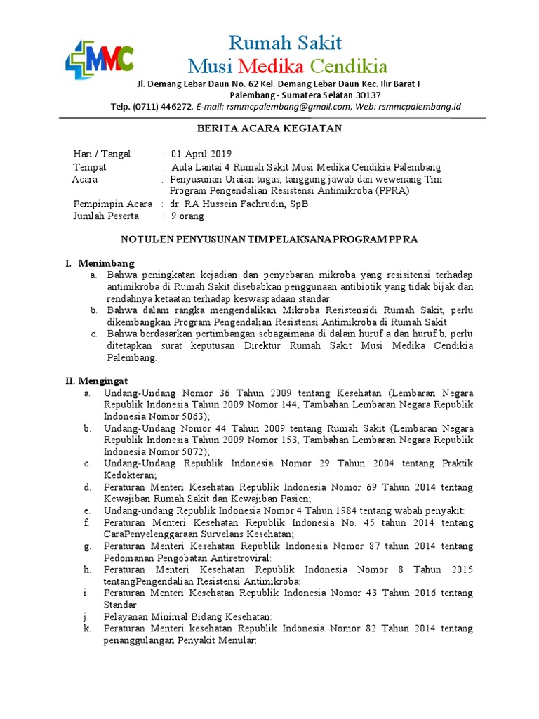 Rumah Sakit Ppra Pdf
