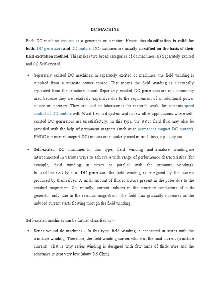 DC Machine PDF