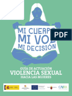 Guía de Actuación Contra La Violencia Sexual Hacia Las Mujeres