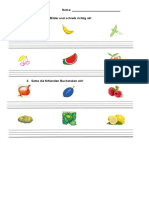 Vokabeltest Lektion 3. Obst Und Gemüse