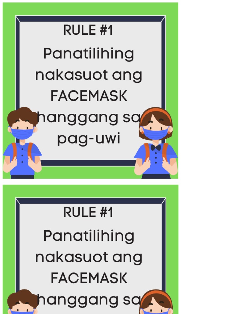 New Normal Classroom Rules PDF