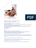 Biography of Anna Hazare