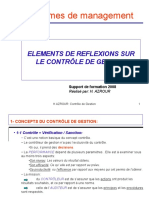 Réflexions Sur Le Contrôle de Gestion PC