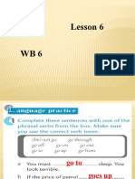 Lesson 6 WB6: Unit 1