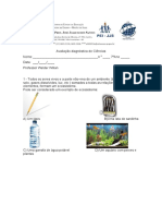 Avaliação Diagnóstica de Ciências 7°ano