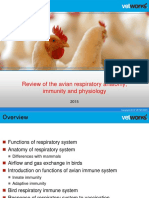 Review of The Avian Respiratory Anatomy, Immunity and Physiology