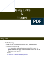 LECTURE 7 HTML BASICS Link and Images