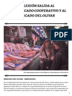 Reflexión Salida Al Supermercado Cooperativo Y Al Mercado Del Olivar