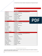 Academic Calendar 2011