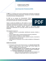 Propuesta PDP - Programa Desarrollo Profesional - Abril 22