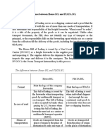 Meaning:: 1.3 Explain The Difference Between House B/L and FIATA B/L