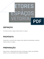 Tema01 - Vetores e Espacos Vetoriais