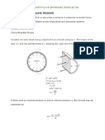 Thin Walled Pressure Vessel