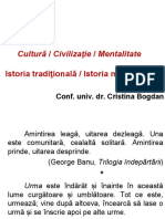 Istoria Mentalităților Cursurile 1 Și 2