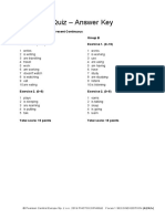 Focus1 2E Grammar Quiz Unit3.5 GroupA&B ANSWERS