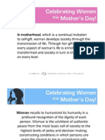 Celebrating Women On Mother's Day 2010