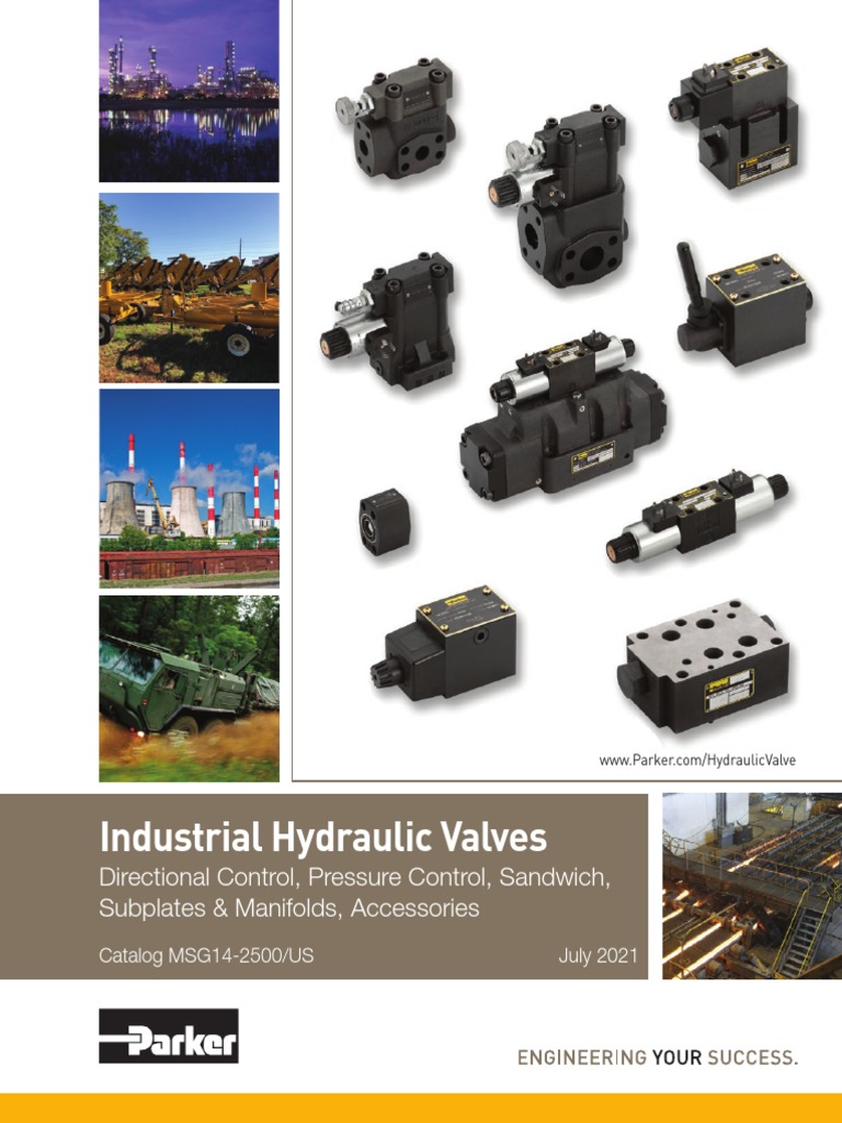 Cat MSG142500 Industrial Hydraulic Valves PDF Valve Dynamics (Mechanics)