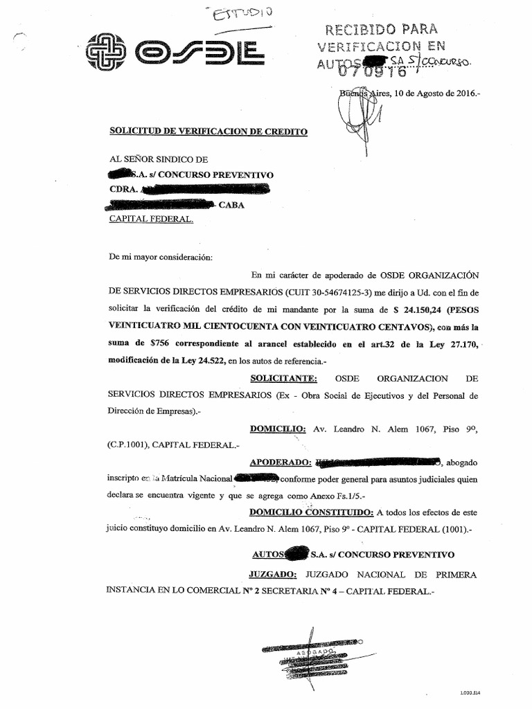 Caso 1. OSDE | PDF