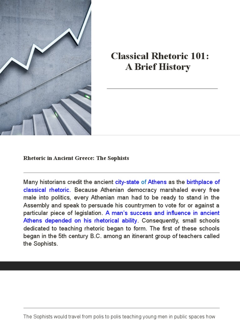 Classical Rhetoric: A Historical Overview | PDF | Rhetoric | Plato