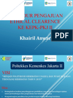 Manajemen Etik Penelitian Kesehatan Di Poltekkes Kemenkes Jakarta II