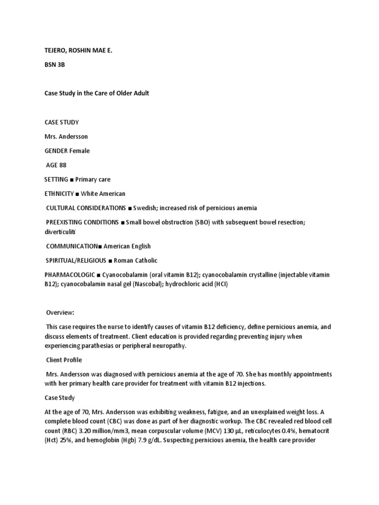1.clinical Decision Making | PDF | Anemia | Vitamin B12