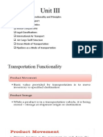 Transportation Modes, Principles and Comparisons