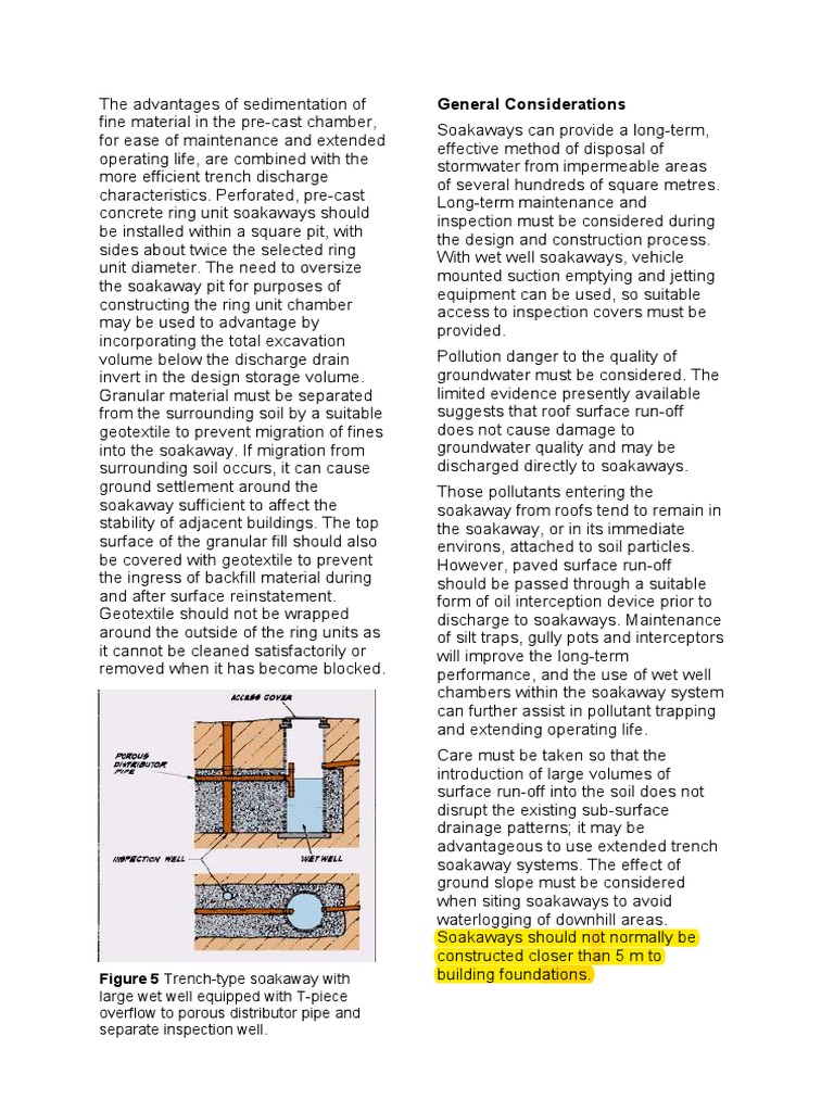 BRE Soakaway Design | PDF | Surface Runoff | Drainage