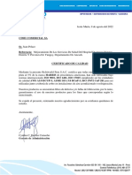 Certificado de Calidad Cime Comercial Sa (Soldadura)