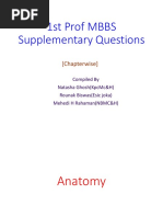 1st Prof MBBS Supplementary 10 Years Compilation