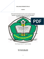 Skripsi Daftar Isi PENGARUH EKSTRAK ETANOL DAUN PANDAN WANGI (Pandanus Amaryllifolius Roxb.) DALAM MENGHAMBAT PERTUMBUHAN Escherichia Coli