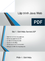 Lập Trình Java Web - Phần 1 Servlet Và JSP