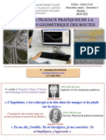 TP en Conception Du Tracé Routier Par Logiciel Piste