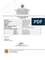 List of SSG Sy 2022 - 2023