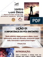 Slides Lições Pós-Encontro Com Deus