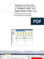 Sincronização da mala VEBKO AMT 105 com Omicron CMC 356