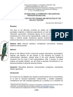 Bermudez - ANÁLISIS DEL DISCURSO PARA LA FORMACIÓN Y REFLEXIÓN DEL PROFESOR DE BIOLOGÍA - 2019