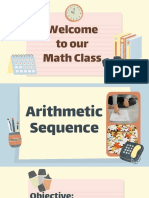 Math 10 - Arithmetic Sequence