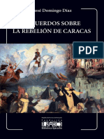 Recuerdos Sobre La Rebelion de Caracas