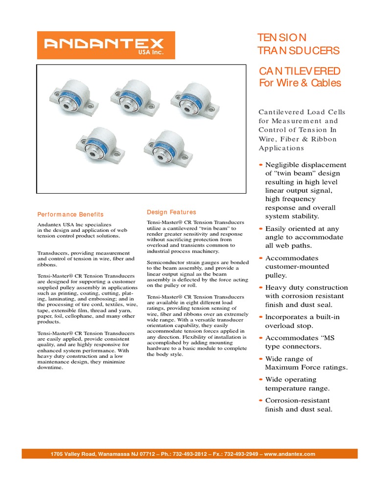 Transducer Catalog PDF Wire Building Engineering