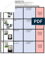 Catalogo Reflectores de Luz Directa 7 de Agosto 2022