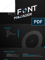 Font Manager Guide 2.0