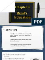 CHAPTER 3 Rizals Education