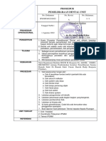 Sop Pemeliharaan Dental Unit