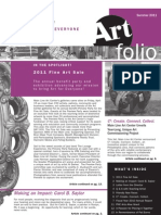 Summer 2011 ArtFolio and 2010 Annual Report