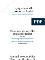 Anyagokcsoportositaasa, Vegyjel, Keplet OkosdobozesWordwallfeladatok.340397